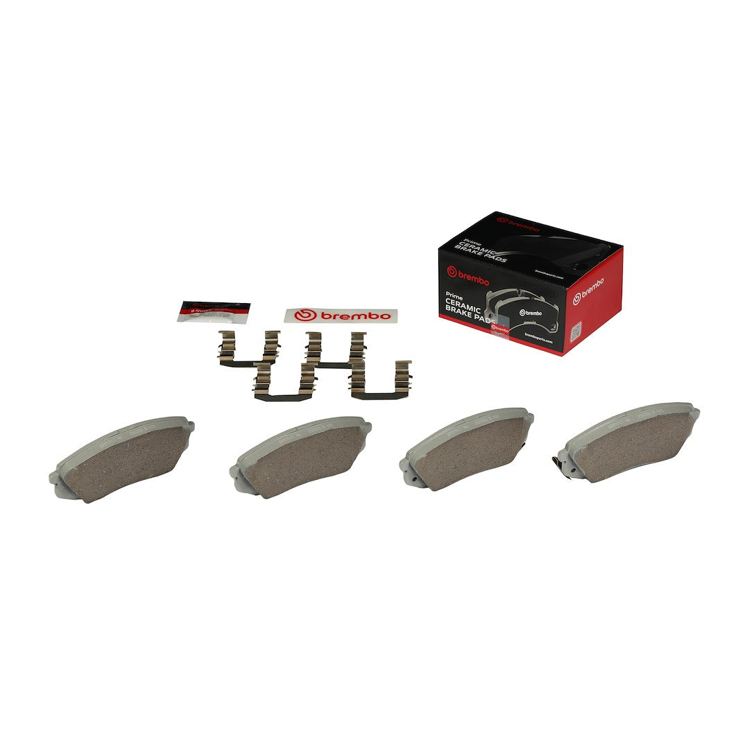 Brembo Premium Low-Met OE Equivalent Pad Brake Pad P30039N - Disc Set