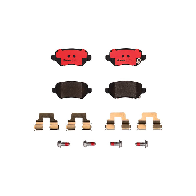 Brembo Premium Low-Met OE Equivalent Pad Brake Pad P59038N - Disc Set