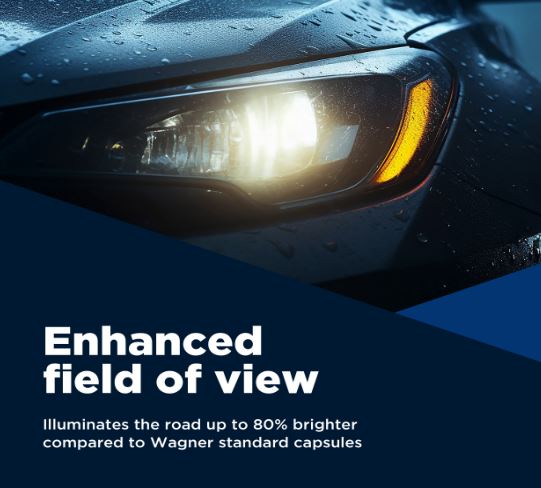 Wagner No Supplier Warranty Headlight Bulb BP9012BLX2 - Premium Forward Lighting Halogen