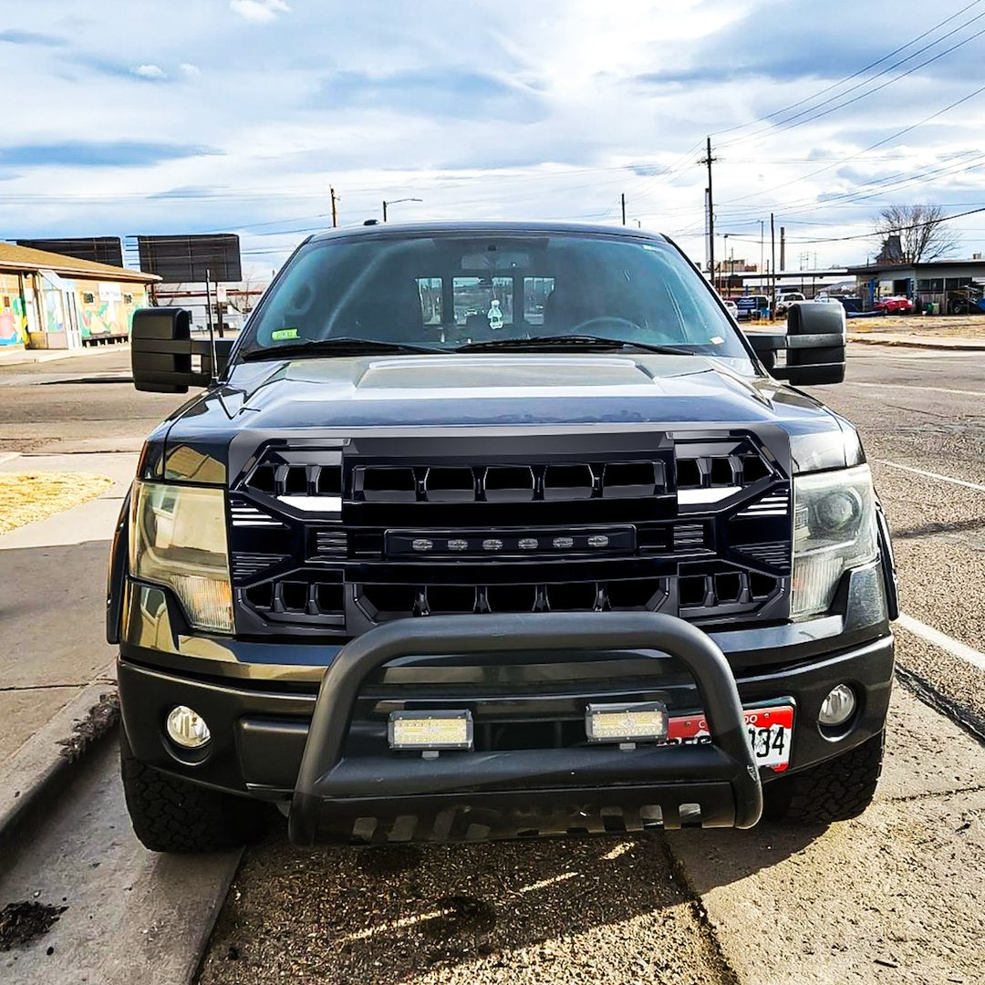 American MOD Direct Fit Replacement Grille Amfmaa00129 - Armor Led OFF-Road Lights