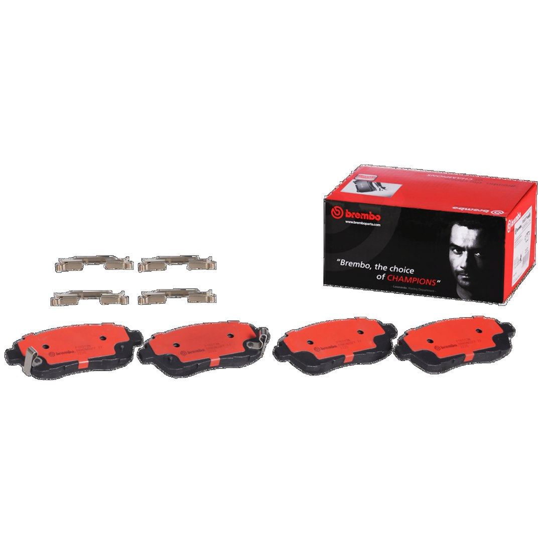 Brembo Premium Low-Met OE Equivalent Pad Brake Pad P16013N - Disc Set
