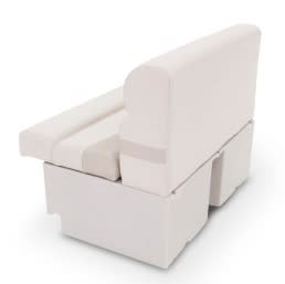 Taylor Made Premium Marine Grade Vinyl Boat Seat 433104 - Gray Lci 36 Bench