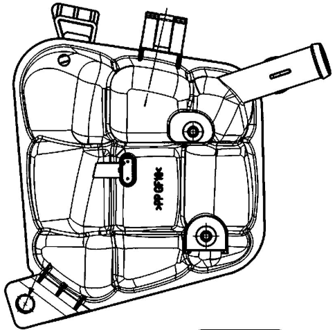 Clevite 77 Excellent Price Performance Ratio Coolant Reservoir CRT 231 000S - Expansion Tank
