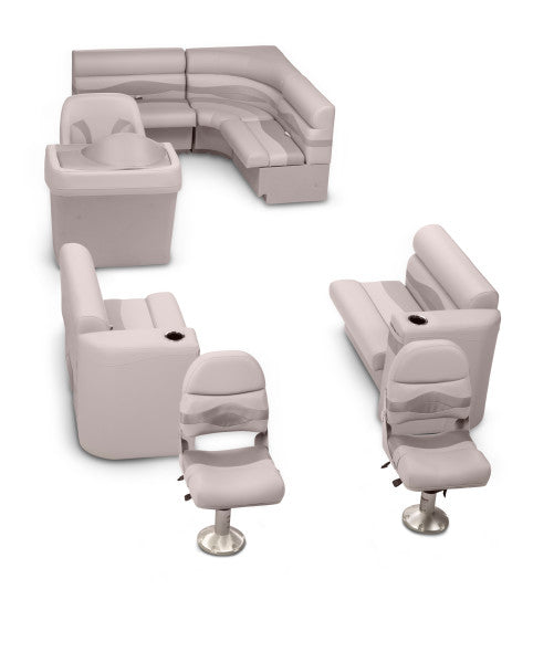 Taylor Made Functional And Easy To Install Boat Seat 768543 - Deluxe Fishing Seating KIT- Champai