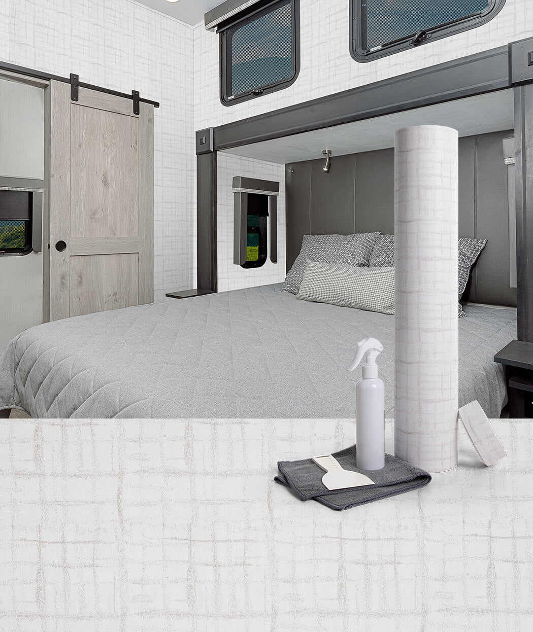 Genesis Prod No Supplier Warranty RV Interior Remodel 543520 - Organic Linen 100 Wall Kit