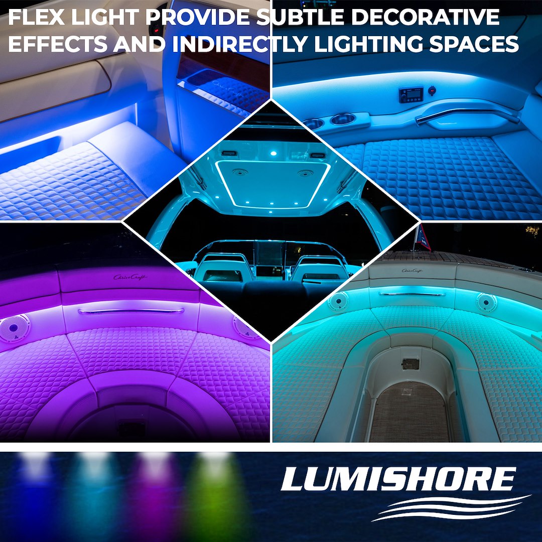 Lumishore US CE Certified Rope Light Mounting Clip 60-0514 - Eclipse Flex Bracket
