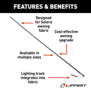 Lippert Comp 423628 Awning Light