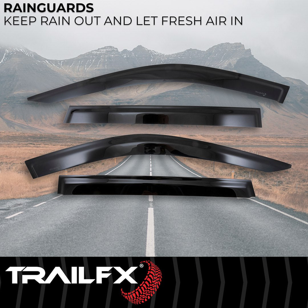 Trailfx Limited Lifetime Warranty Rainguard 4331H - Window Vent CR-V 23-25 4PC