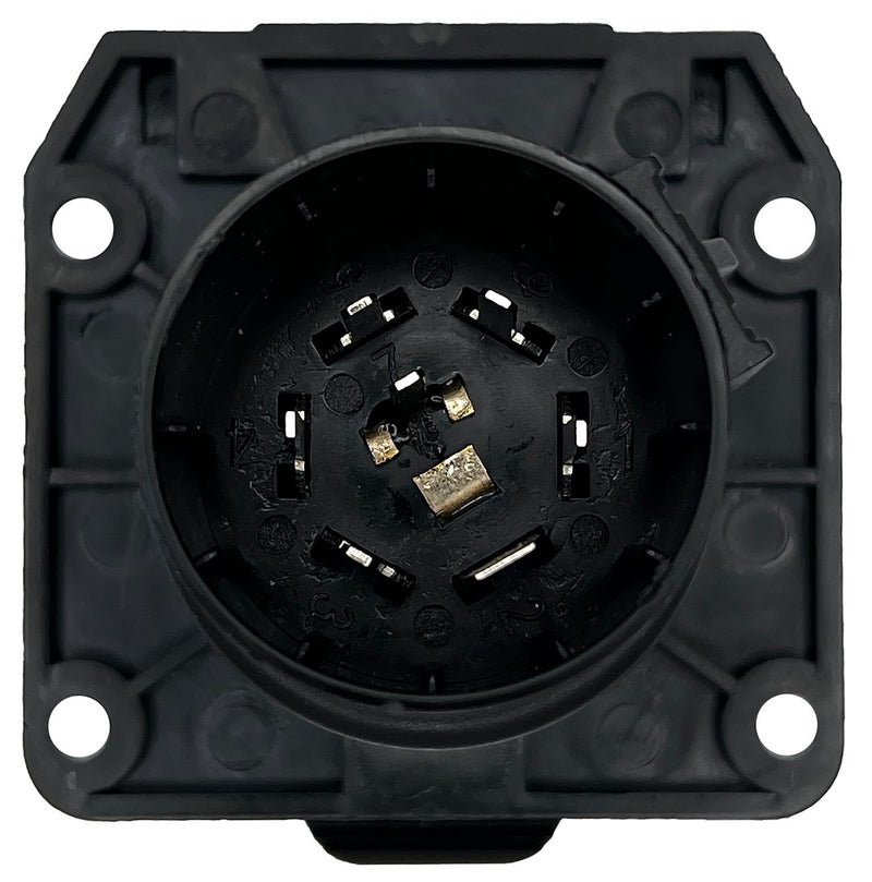 RV Designer Quick And Easy To Install Trailer Wiring Connector TC509 - 7-WAY Socket