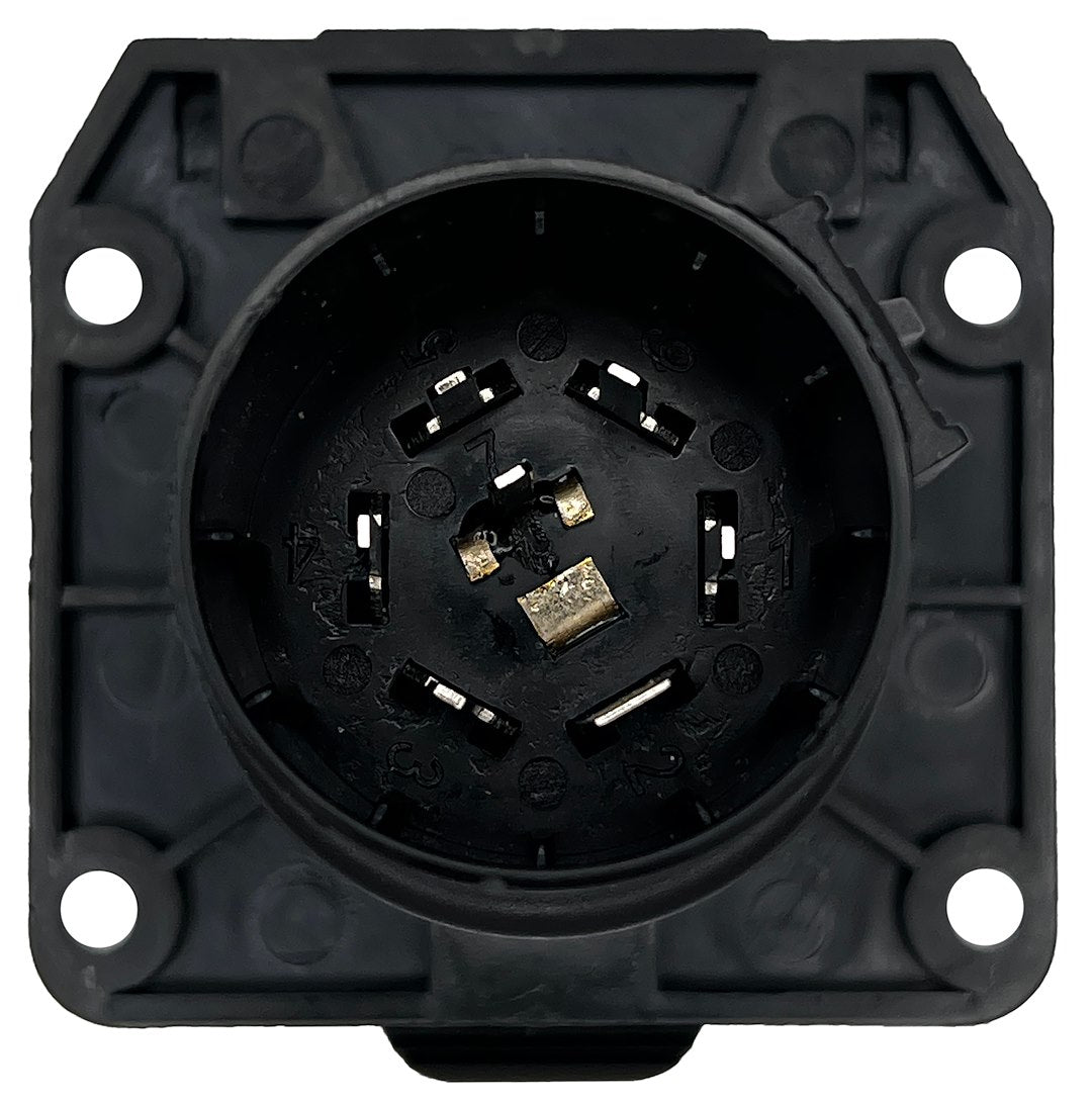 RV Designer Quick And Easy To Install Trailer Wiring Connector TC509 - 7-WAY Socket