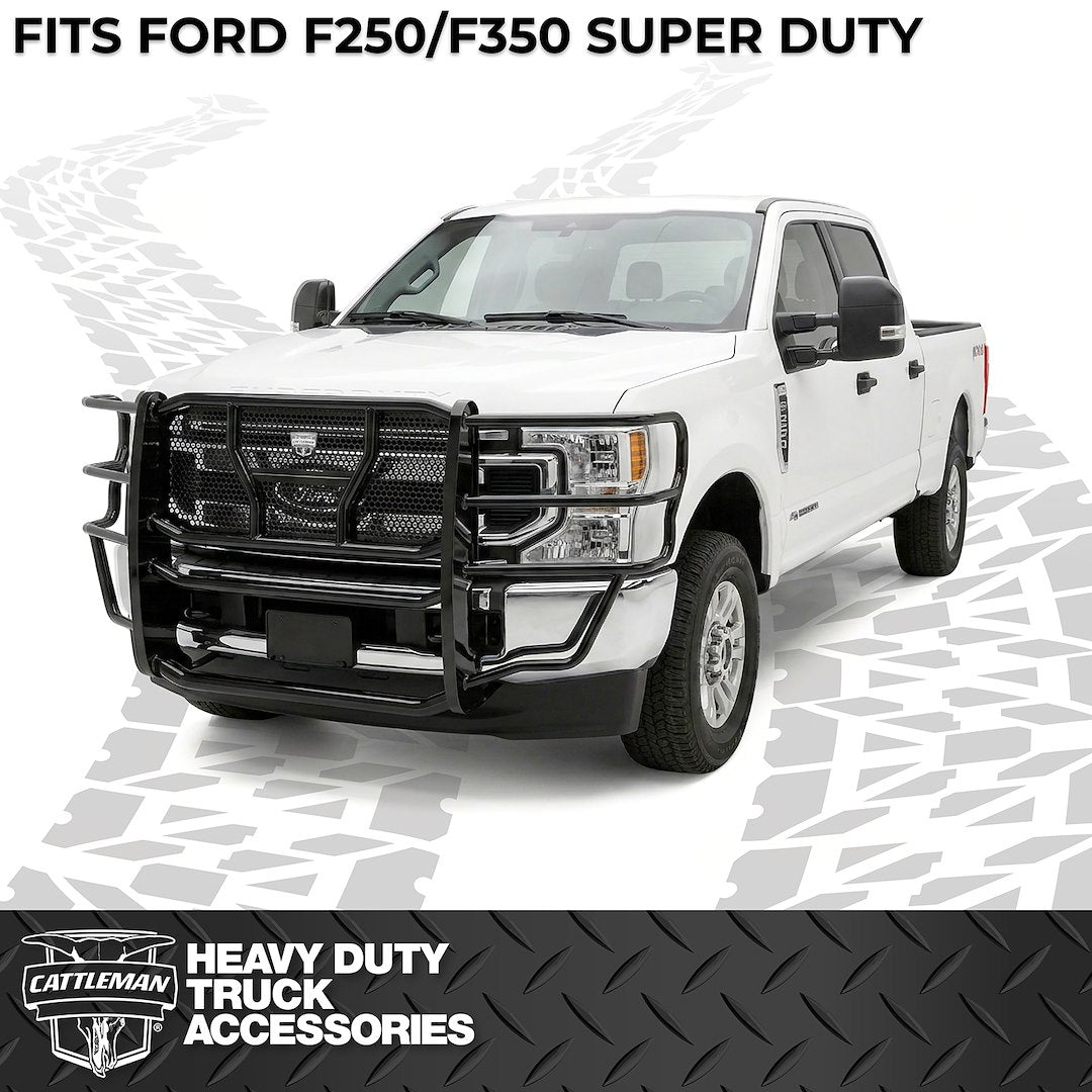 Cattleman Two Vertical Center Protection Bars Grille Guard 1357P