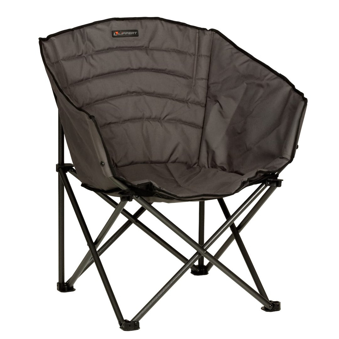 Lippert Comp Lightweight And Easy To Transport Camping Chair 2022114800 - Campfire Padded Barrel Chai