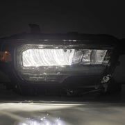 Alpharex USA 880702 Headlight Assembly - Black