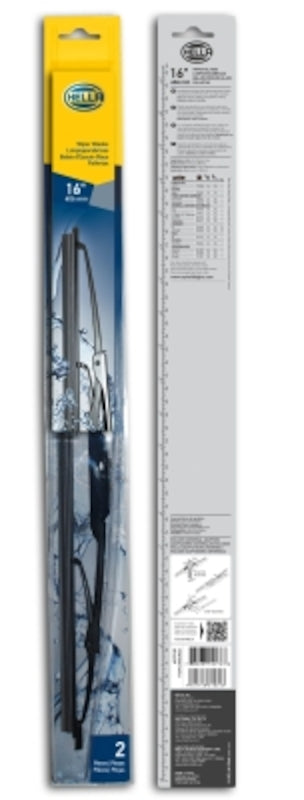 Hella Streak-Free Silent Windshield Wiper Blade 858083801 - 16 Standard Pair