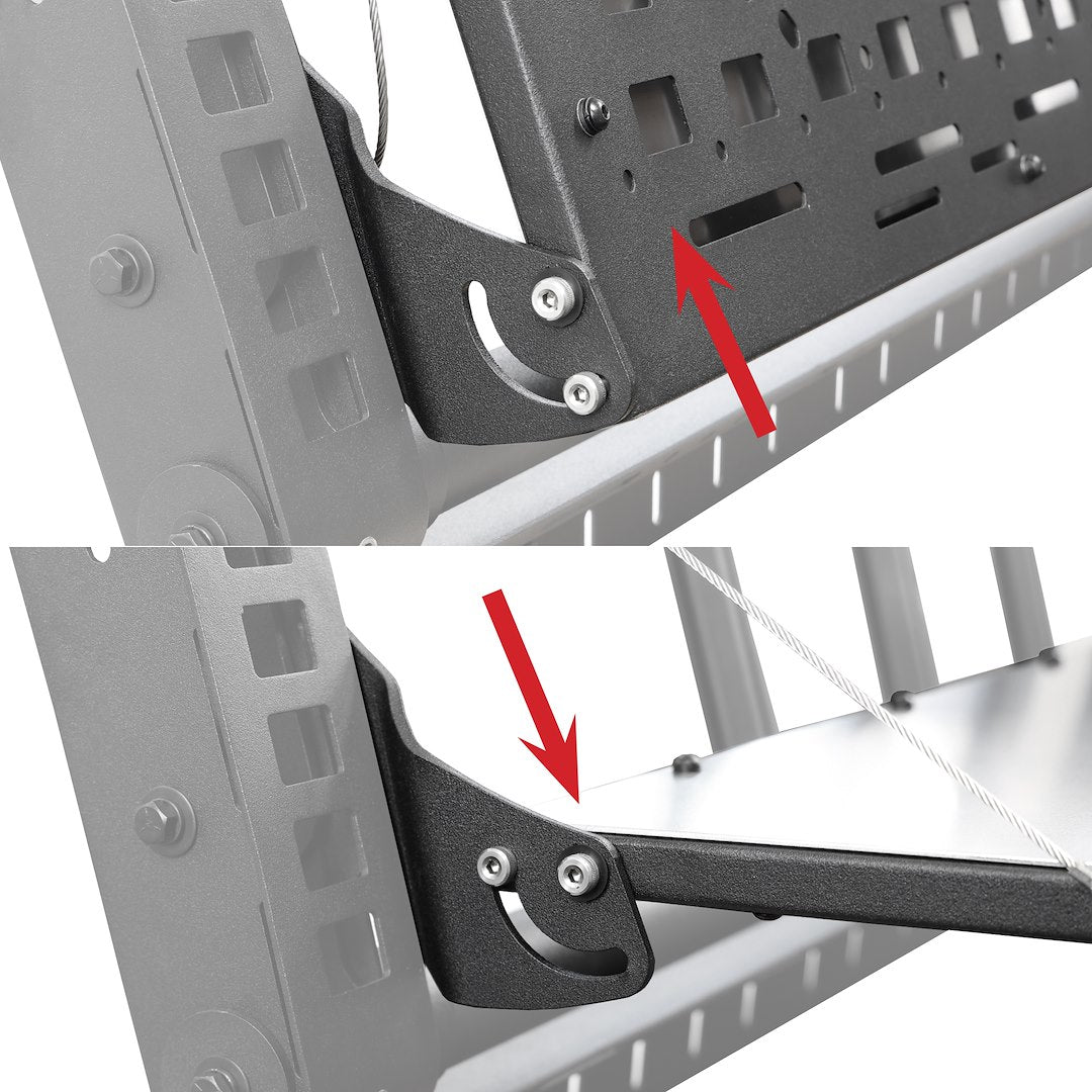 GO Rhino 5950115T Bed Cargo Rack Side Rail Panel
