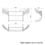 Black Horse 17A093902MSS Grille Guard