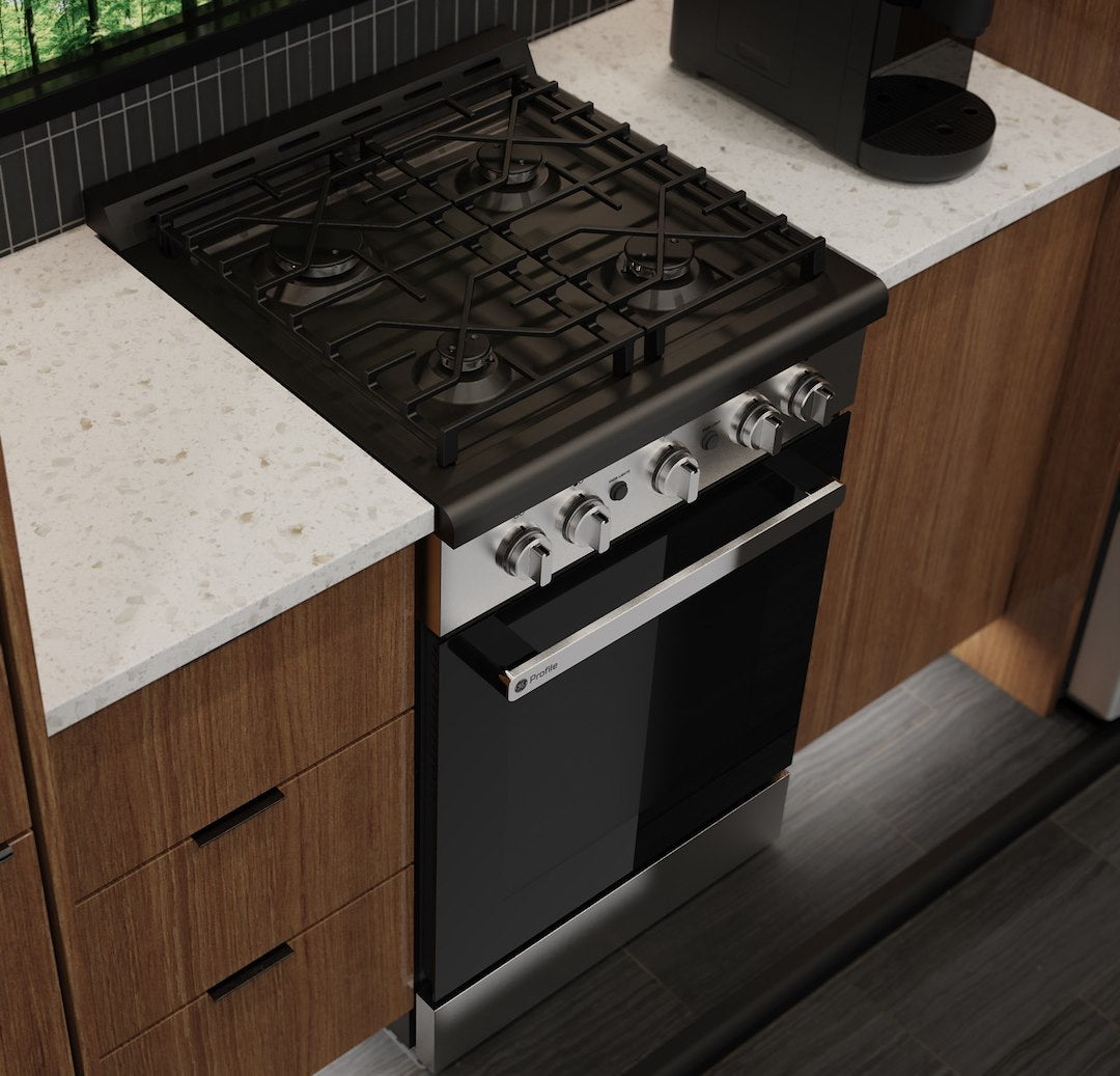 GE Appliance Edge To Edge Grates Stove PLS624RTSS - Profile 24 Free-Standing Gas RA