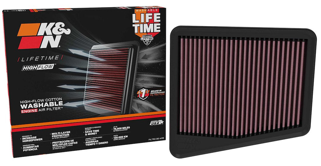 K&N Filter Lifetime Limited Warranty Air Filter 33-5154 - Replacement