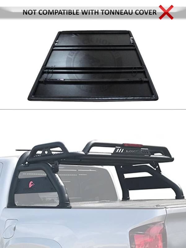 Black Horse RB-BA1B-KIT Truck Bed Bar