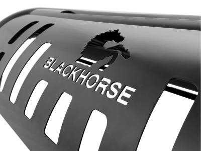 Black Horse Removable Skid Plate Bull Bar BE-B8802B - Black Beacon