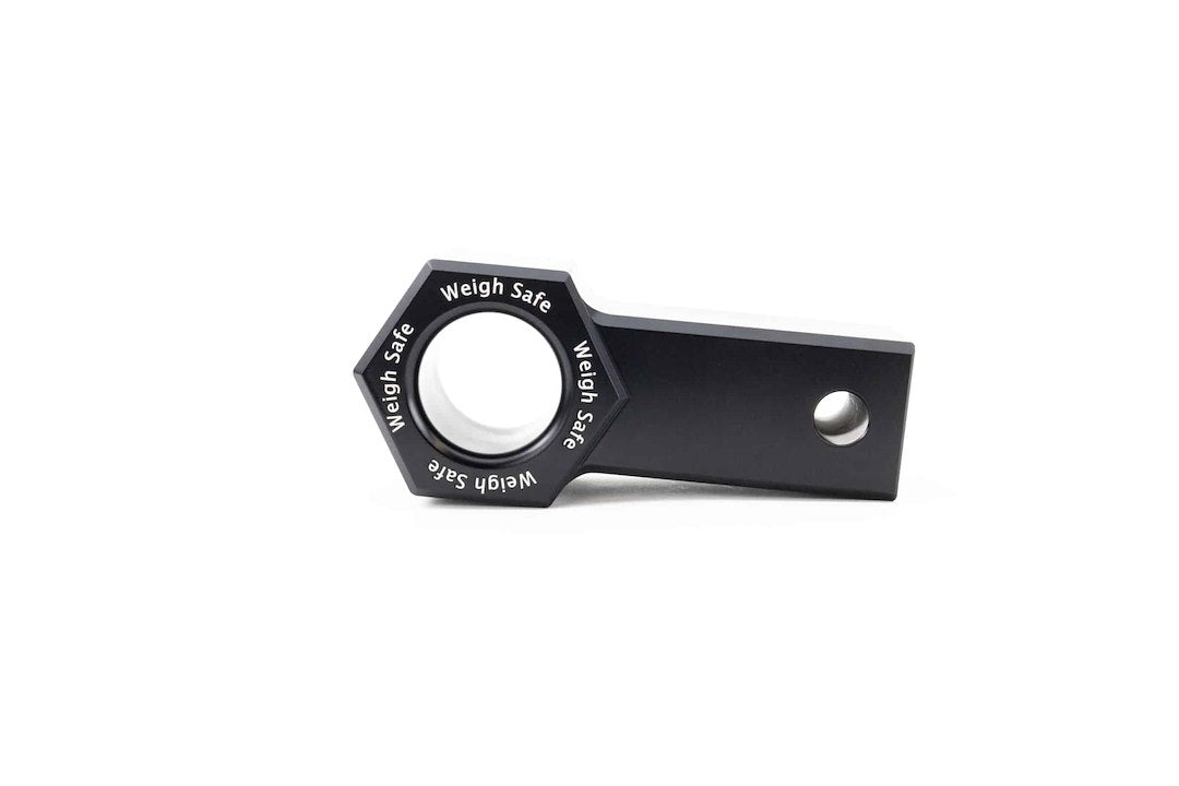Weigh Safe Raw Machined Finish D-Ring Mount WS-SS-CER-BLA - Black Cerakote Towing Recovery