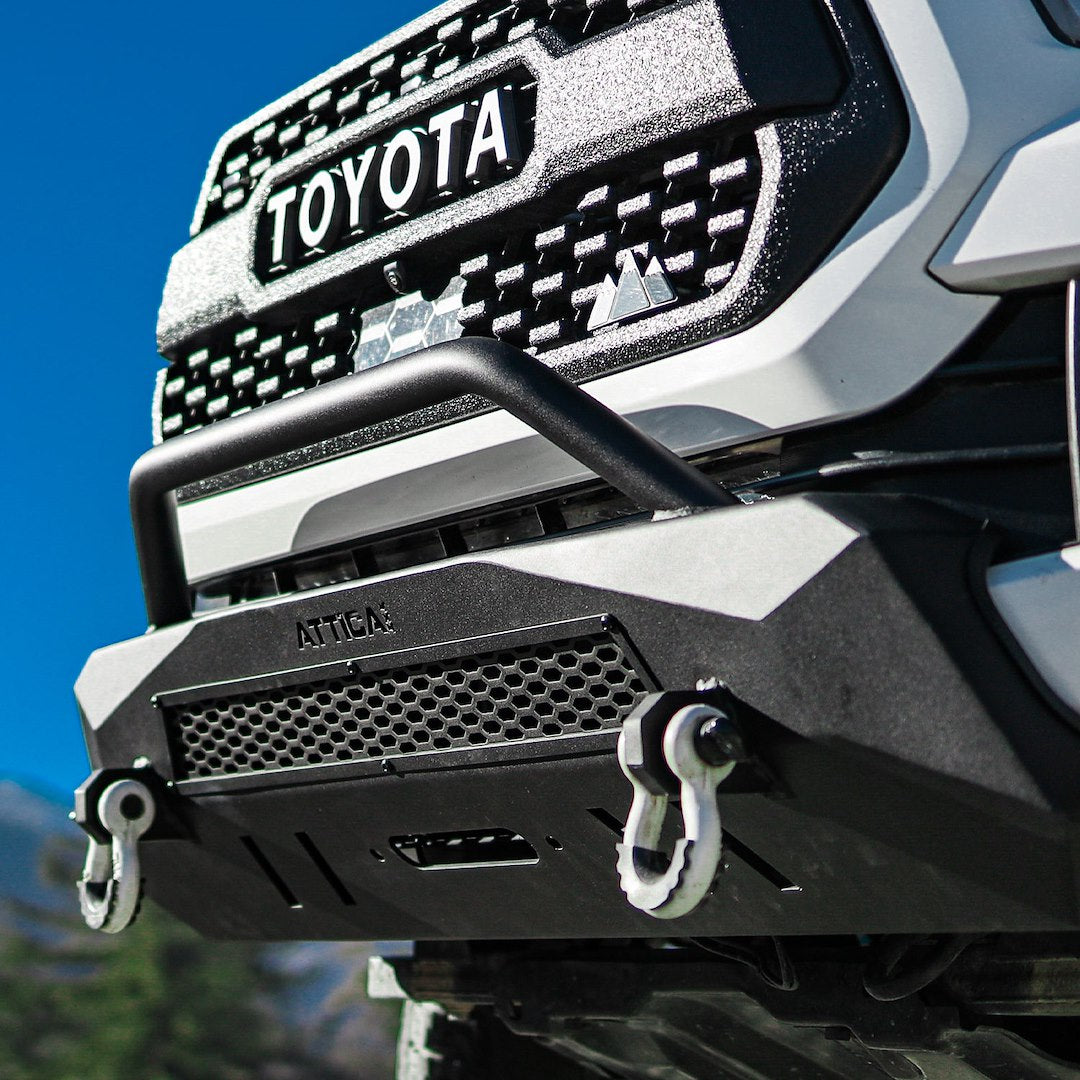 Winjet Designed With Light Bar Capabilities Bumper Attta01A101-BX - Black Winch