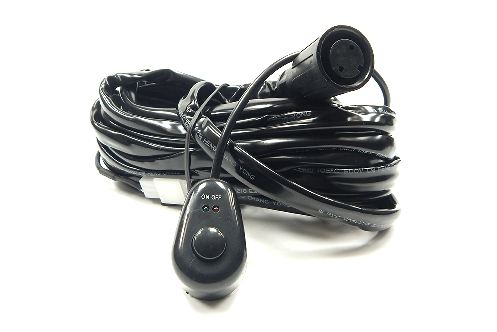 Southern TRU Single Round Connector Light Bar Wiring Harness 79901 - Harness Switch Conn