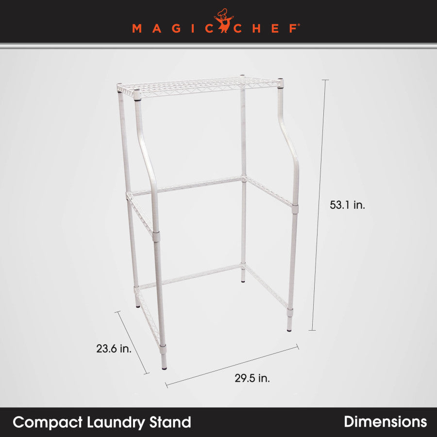 Magic Chef MCSLS12W Clothes Washer/ Dryer Stack Stand