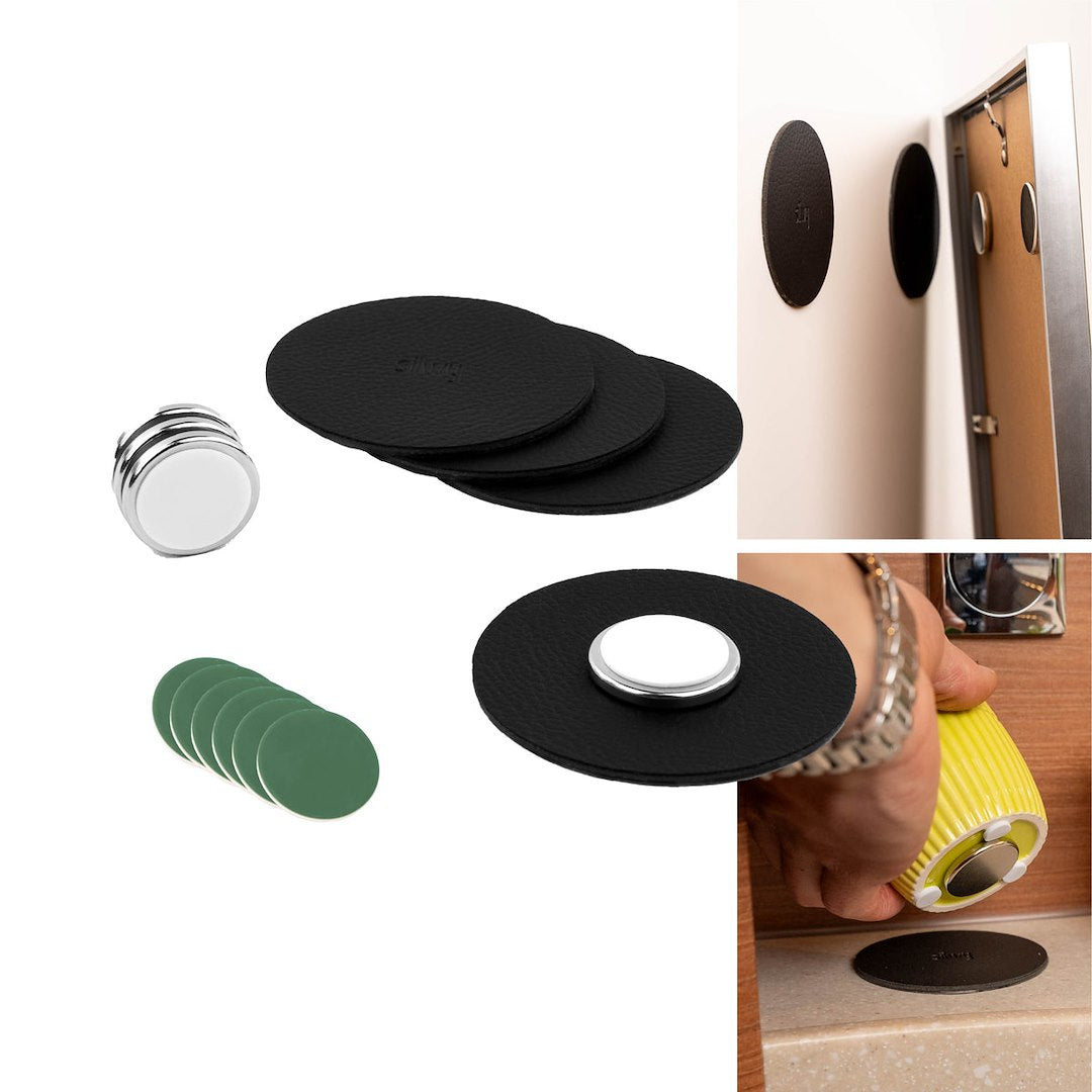 Silwy Magnet PBB0-15-8 Magnetic Fastener Kit - Black