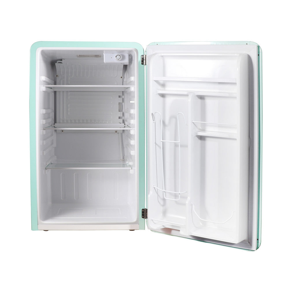 Magic Chef Easy To Manual Defrost Refrigerator MCR32CHM - 3.2 Cuft Refridgerator Retro