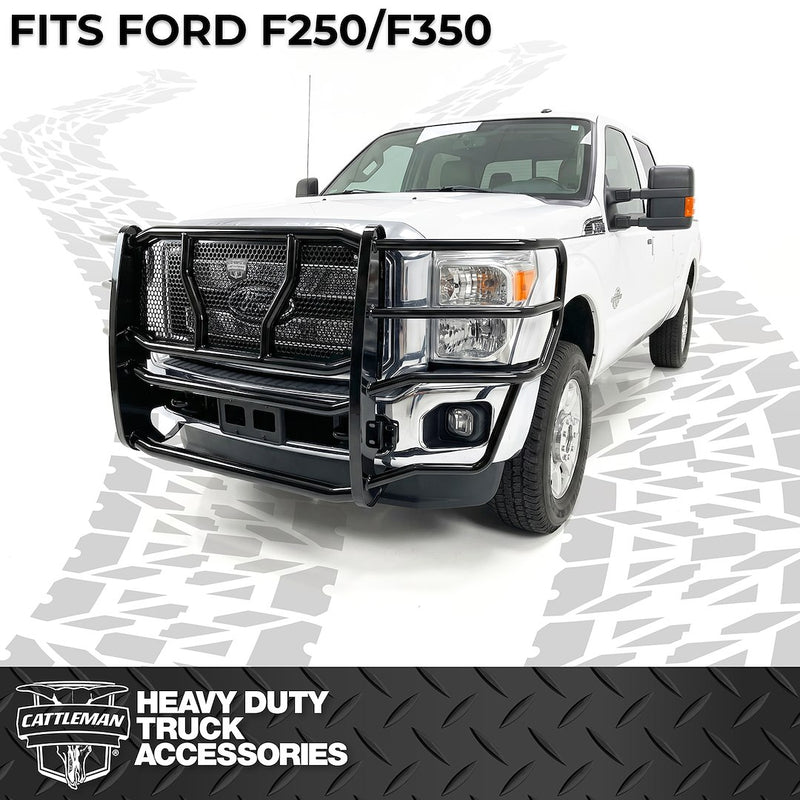 Cattleman Two Vertical Center Protection Bars Grille Guard 1355P