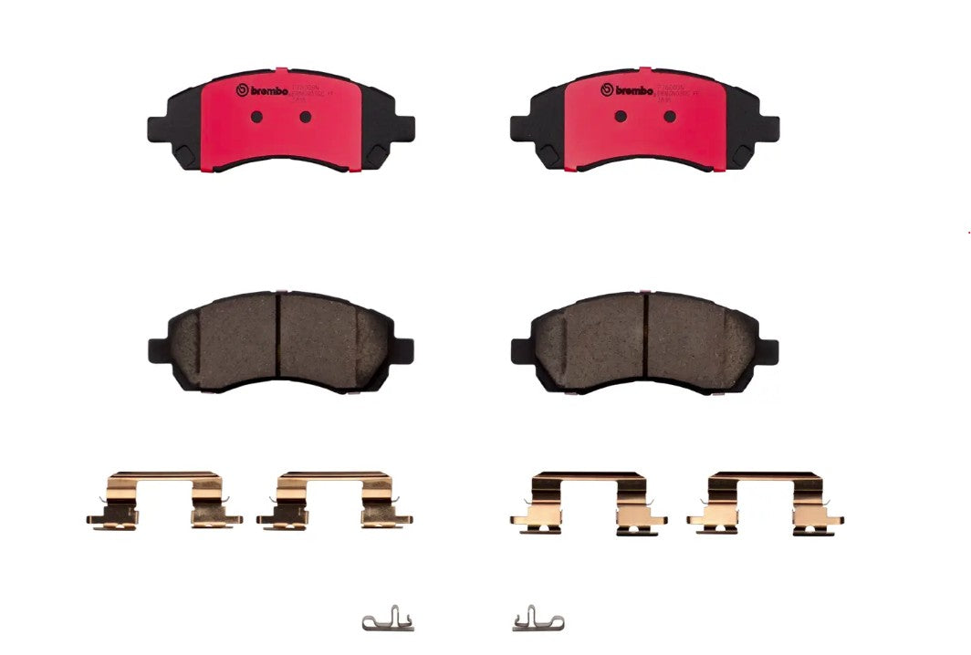 Brembo Premium Low-Met OE Equivalent Pad Brake Pad P78009N - Disc Set