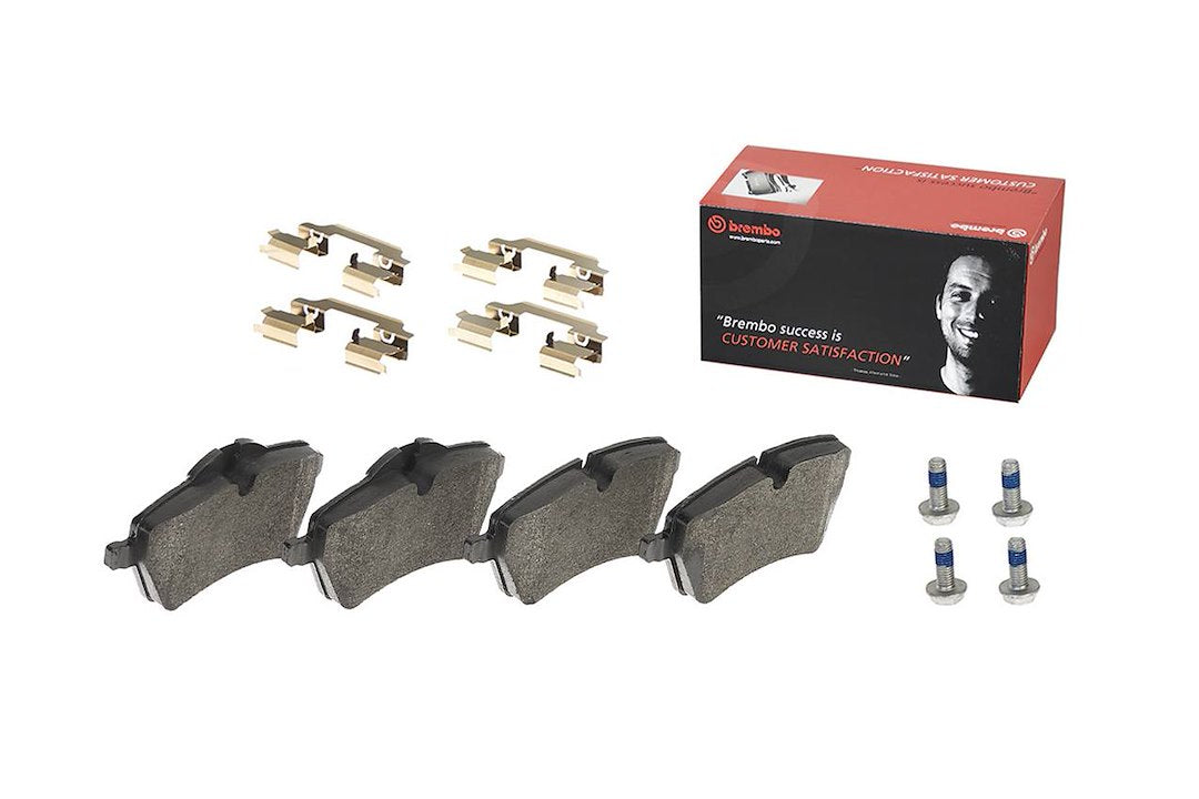 Brembo Premium Low-Met OE Equivalent Pad Brake Pad P06051 - Disc Set