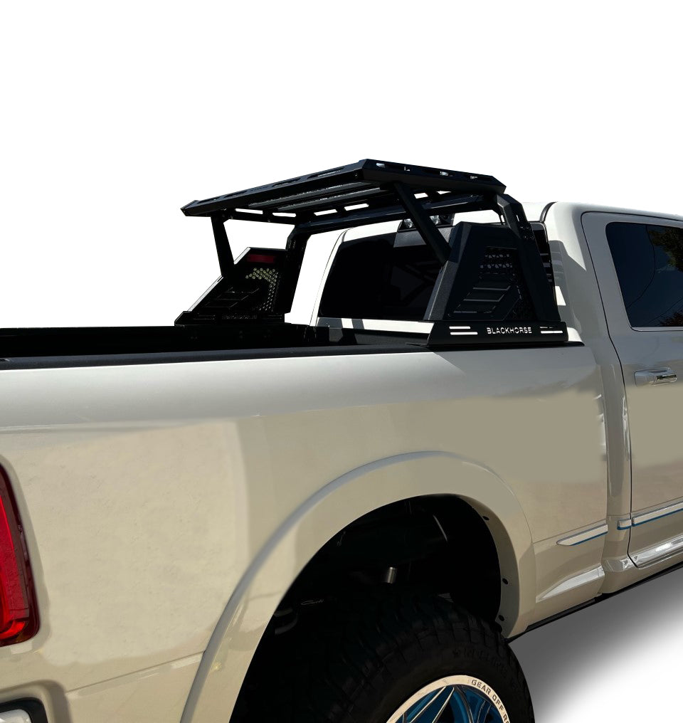 Black Horse Compatible With Tonneau Cover Truck Bed Bar AR2-03BA3 - Toyotatacoma