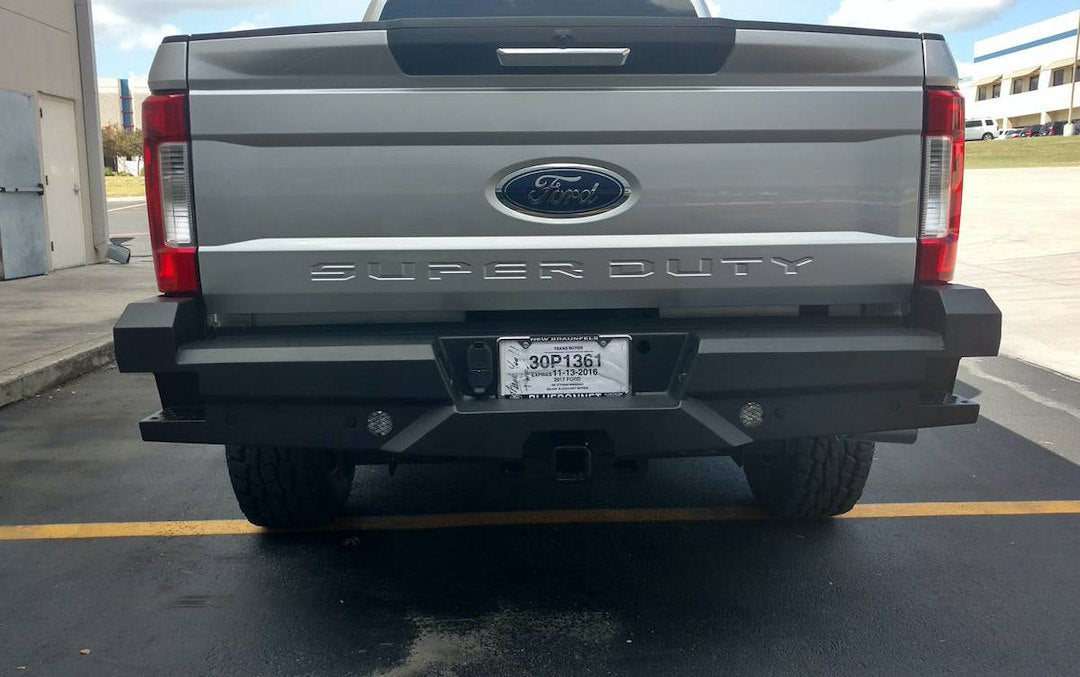 Steelcraft Accommodates Parking Sensors Bumper 65-21380 - HD Elevation Rear Fine Textu