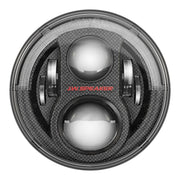 JW Speaker No Anti-Flicker Harness Required Headlight Assembly 0554563 - Black 8700-Evoj2-12V Ece Lht Set