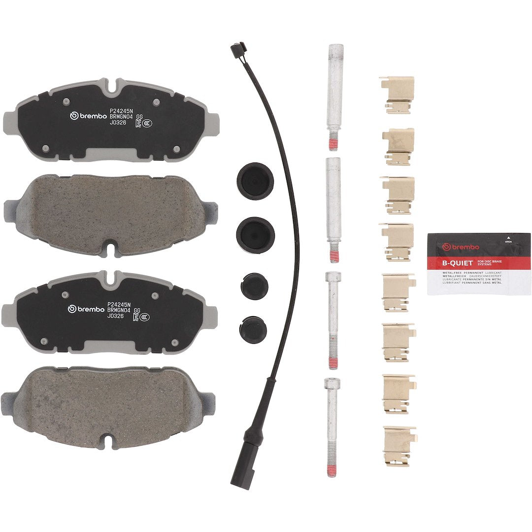 Brembo Ensures Comfort And Brembo Quality Brake Pad P24245N - Discbrakepadset Naoceramic