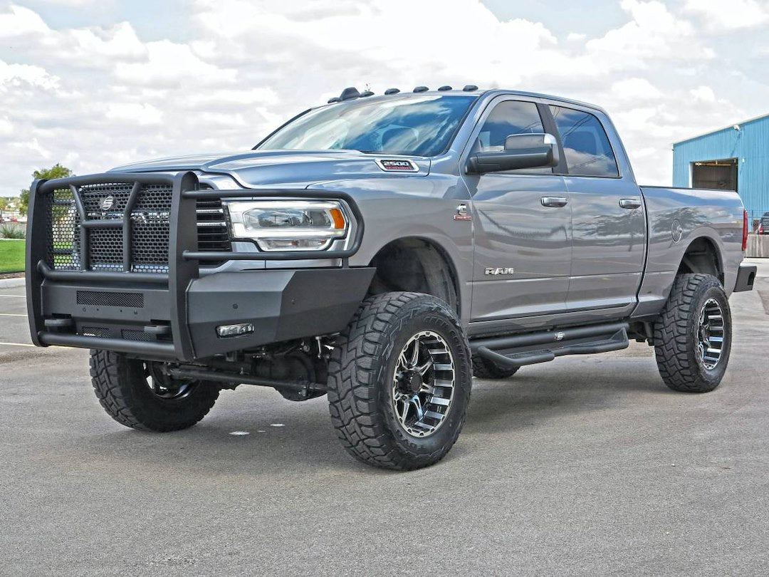 Steelcraft Accommodates Parking Sensors Bumper 60-12280C - HD Elevation Front Fine Text