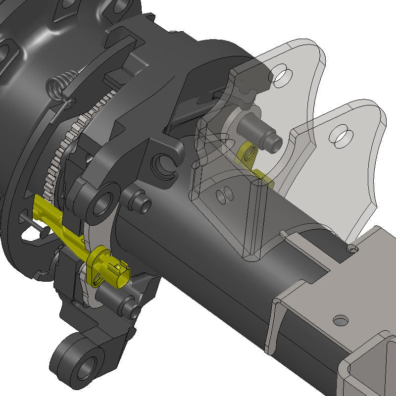 Artec Indust Improved Sensor Feedback ABS Wheel Speed Sensor Bracket BB1055 - Mounting Plates Sterline 99-24