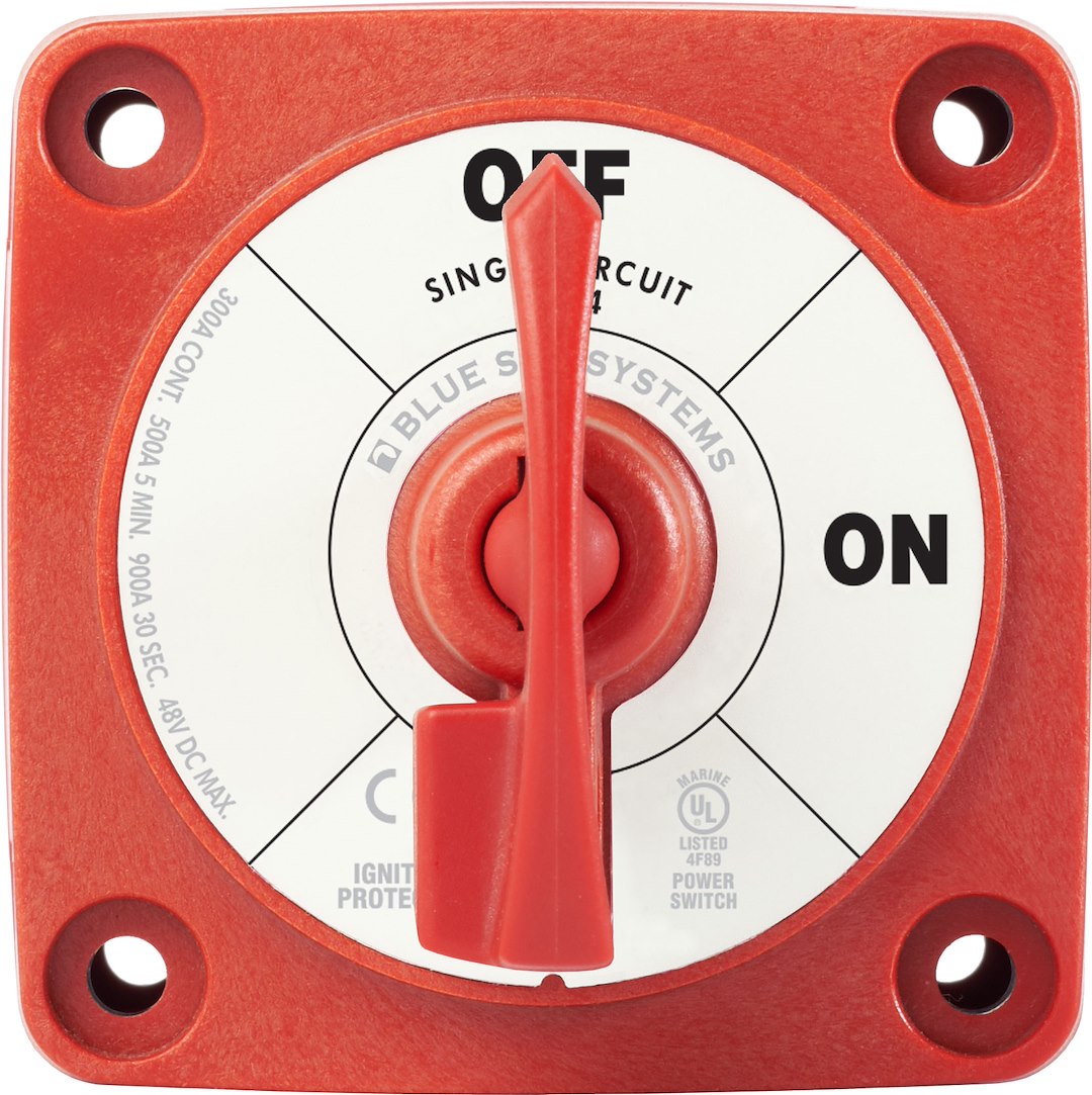 Blue SEA No Supplier Warranty Battery Disconnect Switch 6004-BSS - ON OFF Locking