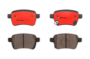 Brembo Premium Low-Met OE Equivalent Pad Brake Pad P23156N - Disc Set