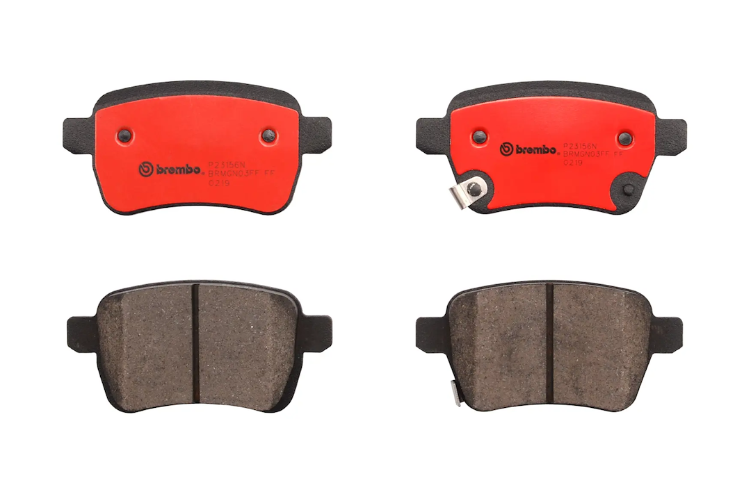Brembo Premium Low-Met OE Equivalent Pad Brake Pad P23156N - Disc Set