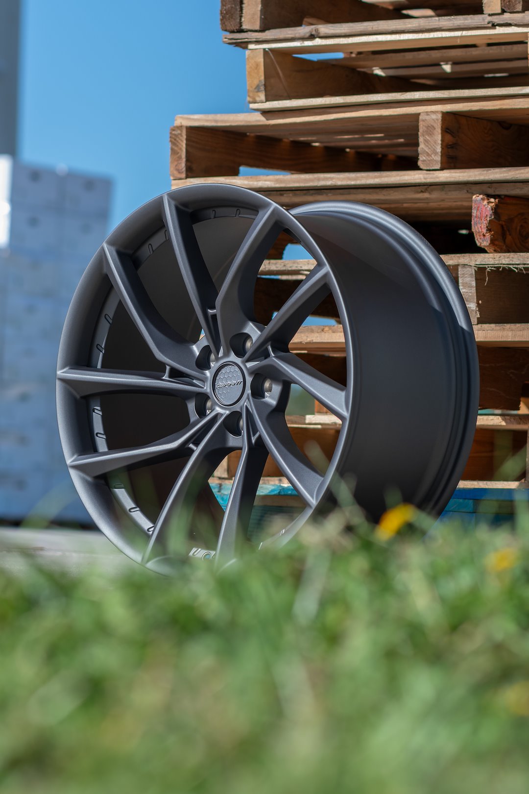 OE Wheels With Defiant Logo Center Cap DF06-20100-5120-35G1 - DF06 Dark Satin Charc