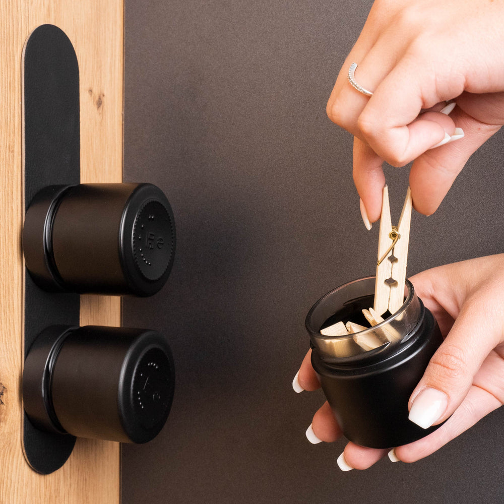 Silwy Magnet FM-125-BBB-SM Food Storage Container - Black