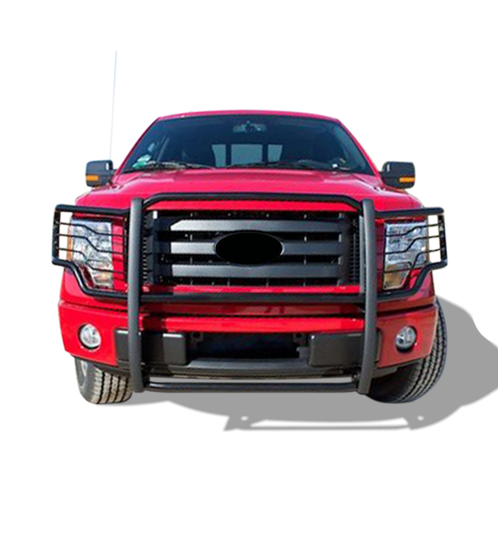 Black Horse No Drill Mounting Grille Guard 17FP30MA - 2009-2014 Ford F-150 Guard-G