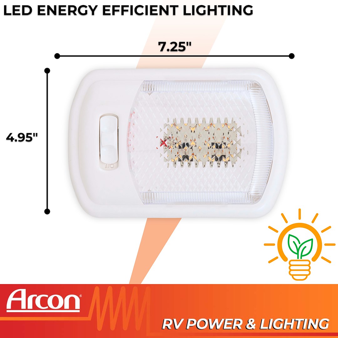 Arcon Sleek Compact Design Interior Light - LED 20669N - Sgl EU-Lite Bwht Opt