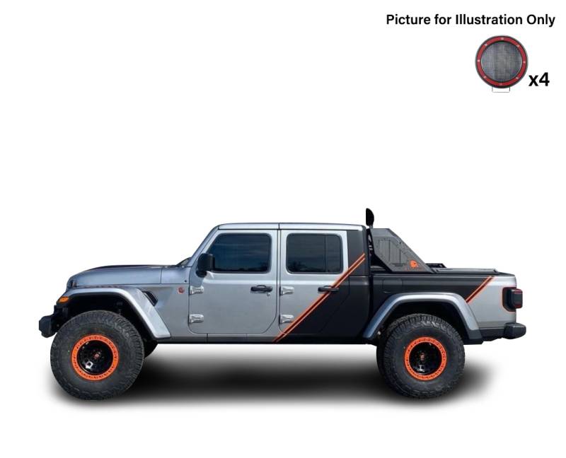 Black Horse Virb09B-PLFR Truck Bed Bar