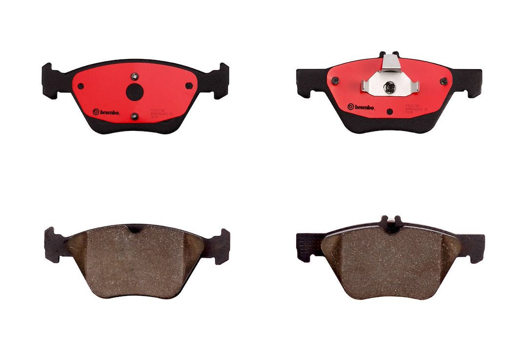 Brembo Premium Low-Met OE Equivalent Pad Brake Pad P50075N - Disc Set