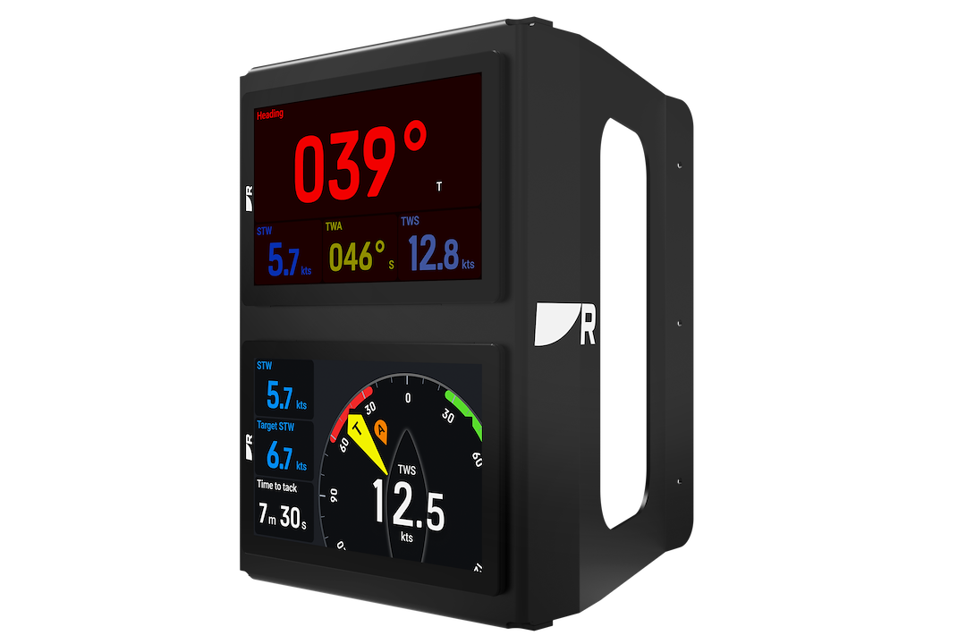 Raymarine Provides Ultimate Durability Multi Function Display Mounting Kit A80715 - Alpha Landscape Dual Mast Bracket