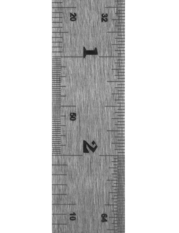 Perform Tool W5708 Polished Measuring Ruler